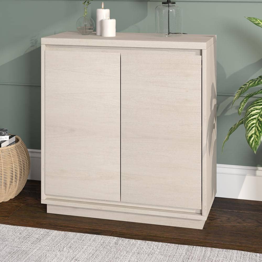 Alder White 30" Rectangular MDF Accent Cabinet