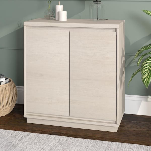 Meyer&Cross Presque 30 in. Alder White Rectangular Accent Storage Cabinet