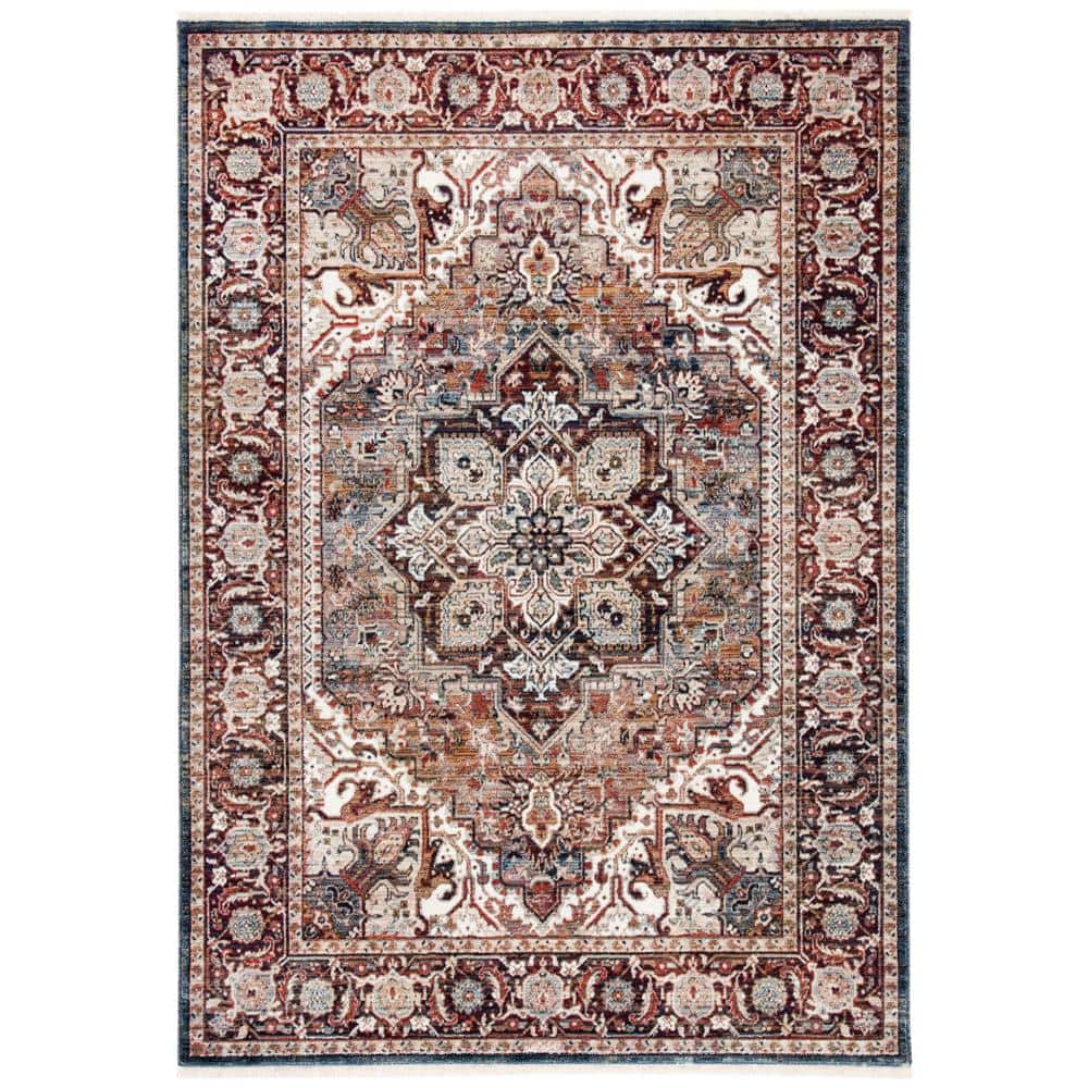 Herat Red/Ivory 5 ft. x 8 ft. Border Medallion Floral Area Rug price history on PriceWatchPro