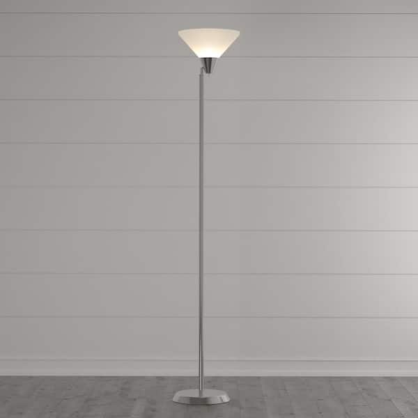 Adesso Swivel 71 5 In Satin Nickel Floor Lamp 3677 22 The Home Depot Adesso Swivel 71 5 In Satin Nickel, Adesso Hamptons Floor Lamp