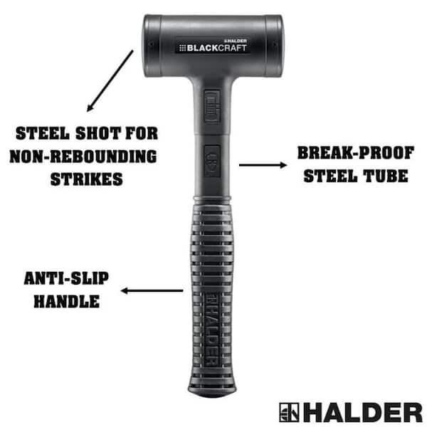 Halder Blackcraft Dead Blow 1.98 lbs. Polyurethane Hammer with
