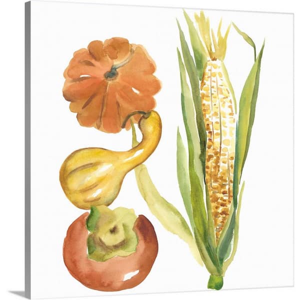 GreatBigCanvas 20 in. x 20 in. Harvest Medley V by Chariklia Zarris Canvas Wall Art