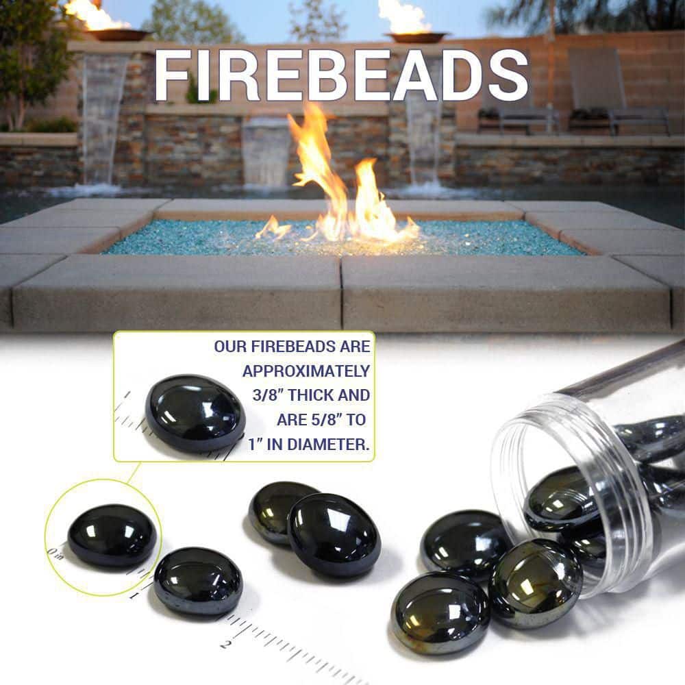 Glacier Ice Clear Glass Fire Beads for Fire Pits