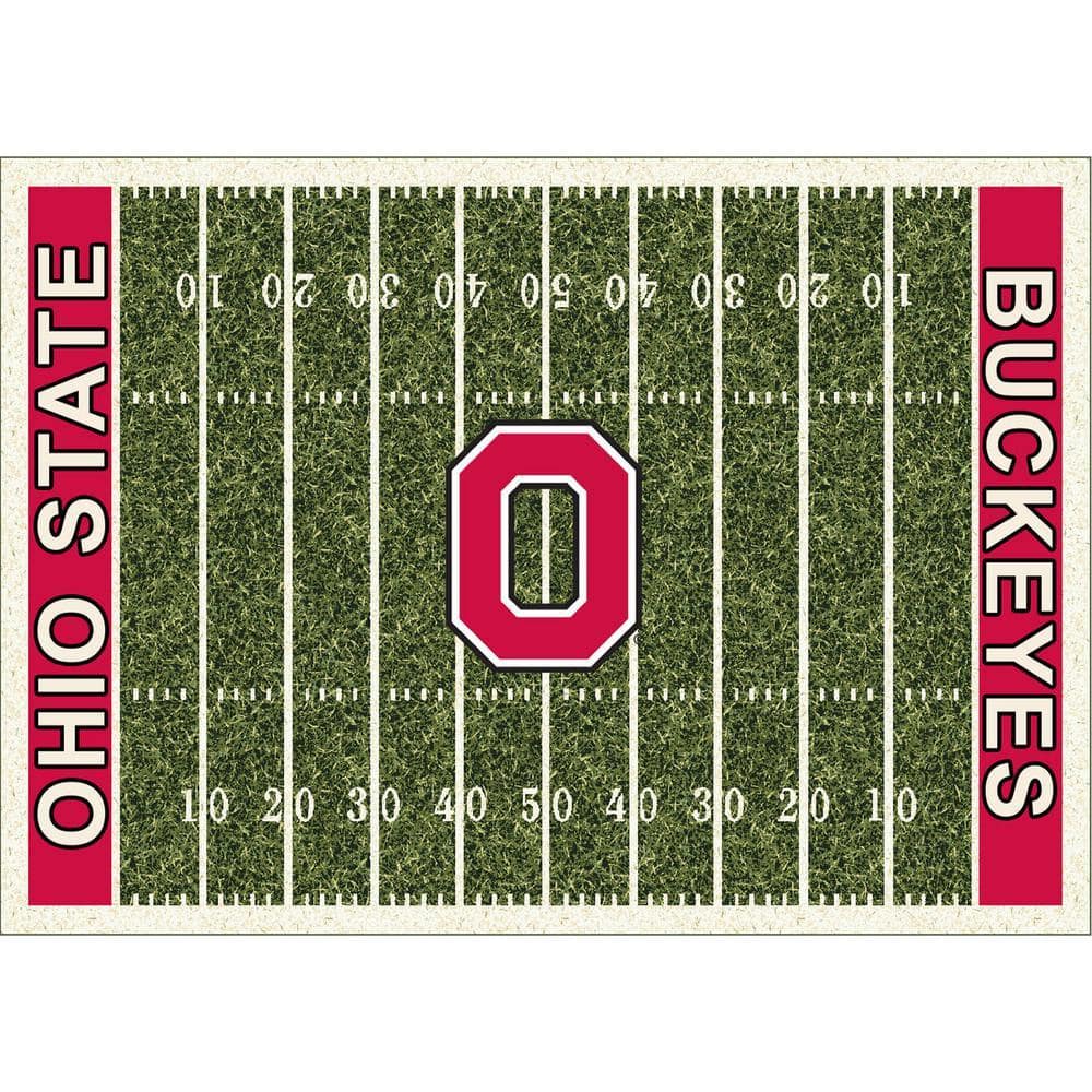 IMPERIAL Ohio State 6 ft. x 8 ft. Homefield Area Rug IMP 524-3015