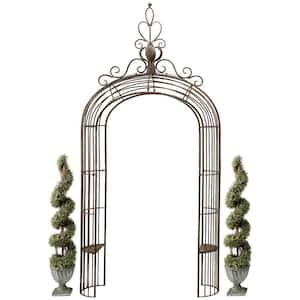 117 in. H The Princess' Metal Garden Arch