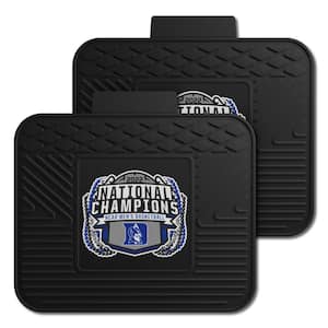 Duke University 2022 NCAA Basketball National Championship 2 Vinyl Utility Car Floor Mat Set
