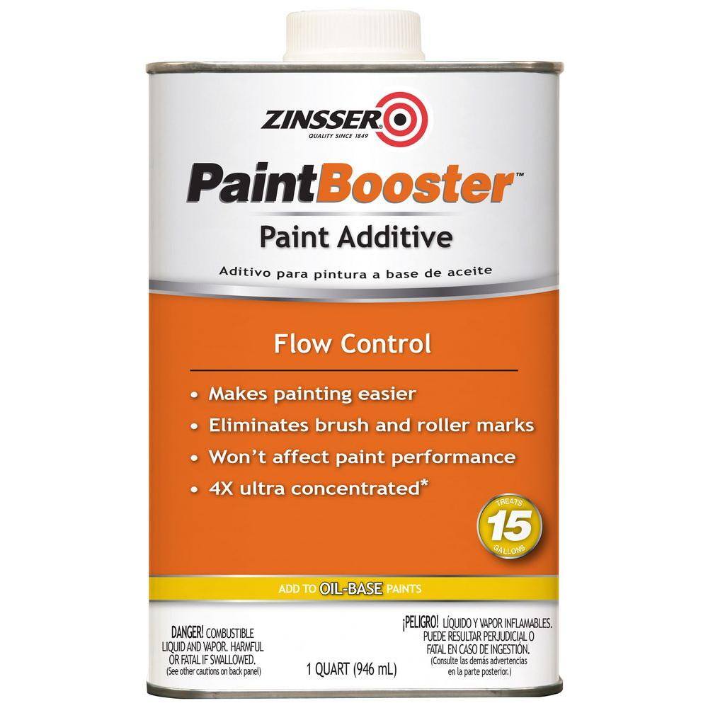 Zinsser 1qt. Paint Booster Flow Control Additive for OilBased Paint (4Pack) 303838