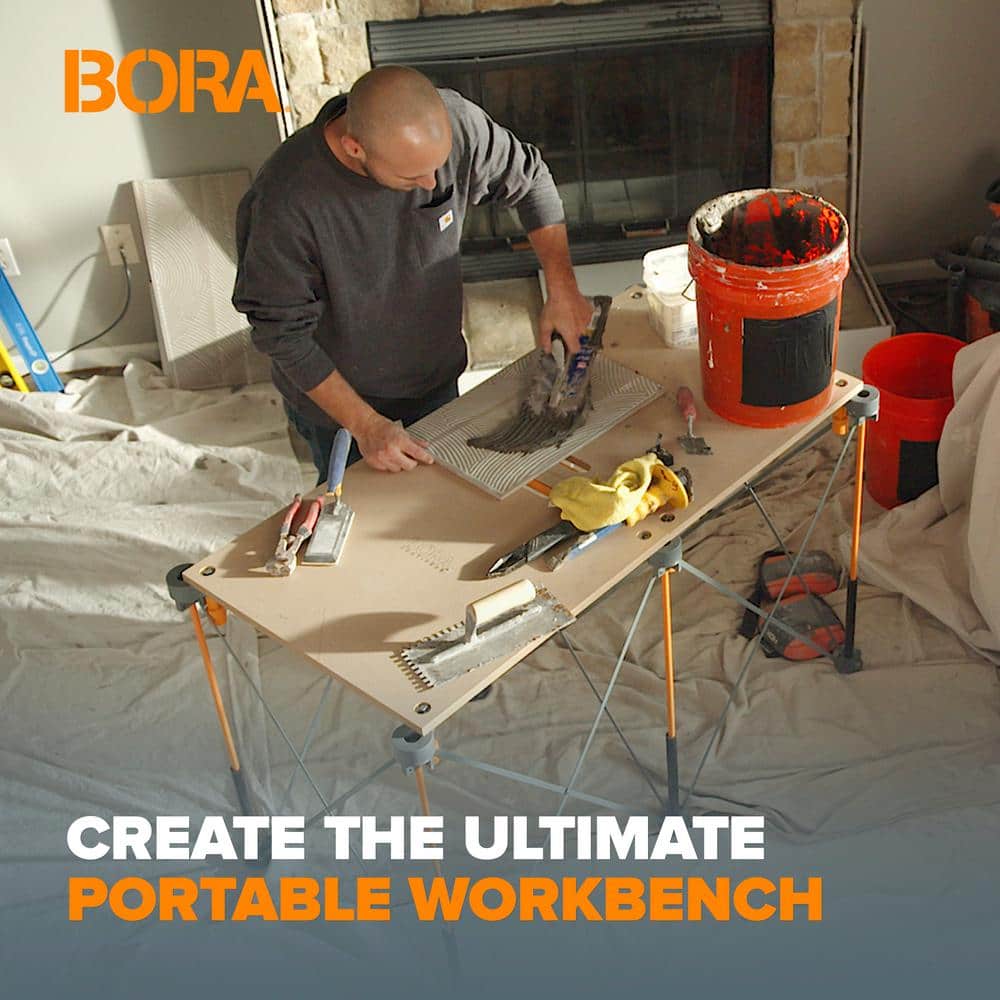 Bora 24" x 48" Solid Folding Work Table Top