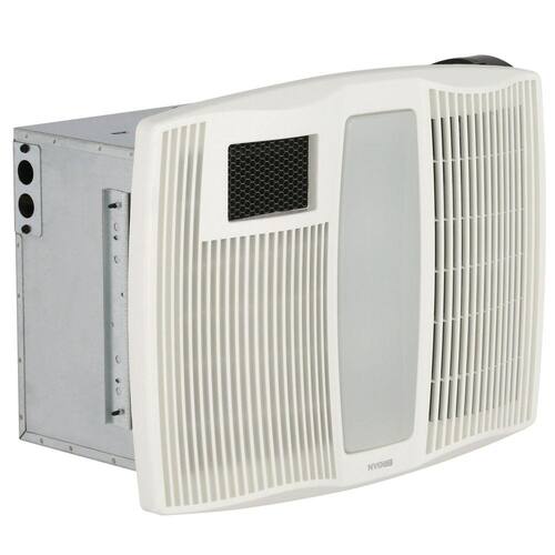 QT Series 110 CFM Ceiling Bathroom Heater Exhaust Fan with Light
