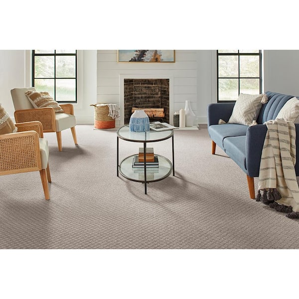 Bradlow   - Beach House - Gray 25 oz. Polyester Pattern Installed Carpet
