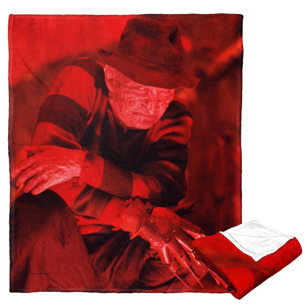 THE NORTHWEST GROUP A Nightmare On Elm Street Silk Touch Multi-Colored Throw Blanket Hellish Glow