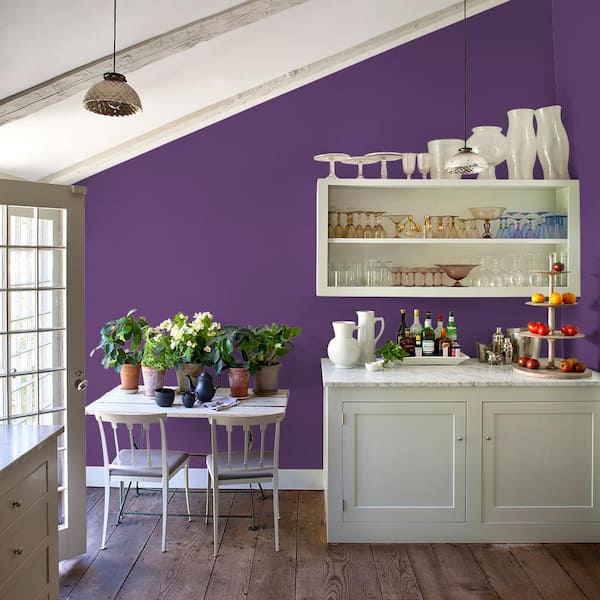 Microblend Interior Paint and Primer - Purple/Lavender Lining, Semi-gloss  Sheen