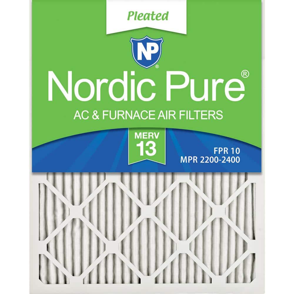 Nordic Pure 14 x 24 x 1 Ultimate Pleated MERV 13 FPR 10 Air Filter (6