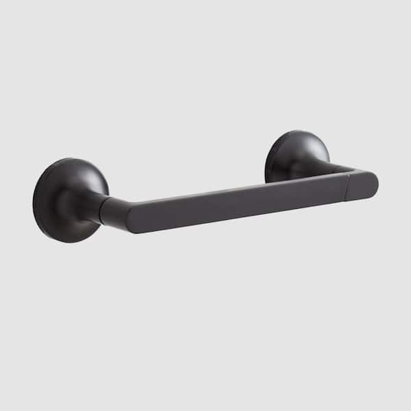 Lentz Wall Mounted Toilet Paper Holder in Matte Black