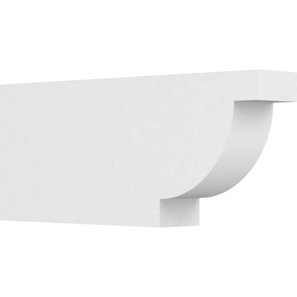 Ekena Millwork 4 in. x 10 in. x 24 in. Alpine PVC Rafter Tail Brace