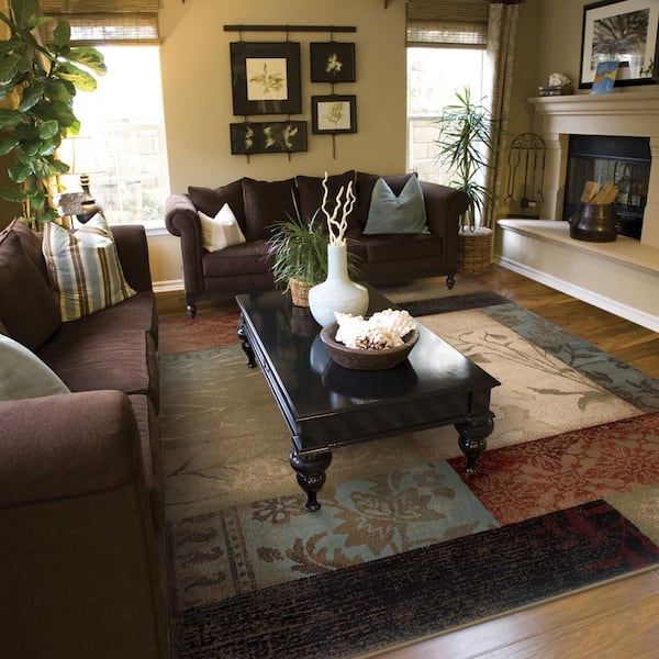 Hillsborough Multi 4 ft. x 5 ft. Area Rug