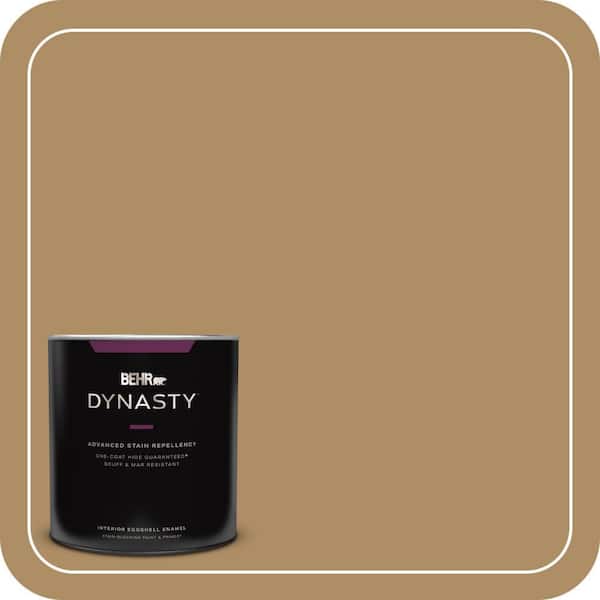 BEHR DYNASTY 1 qt. #300F-5 Brown Rabbit Eggshell Enamel Interior Stain-Blocking Paint and Primer