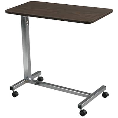Non Tilt Top Chrome Overbed Table