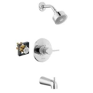 Delta Classic Single-Handle 3-Spray Tub and Shower Faucet in