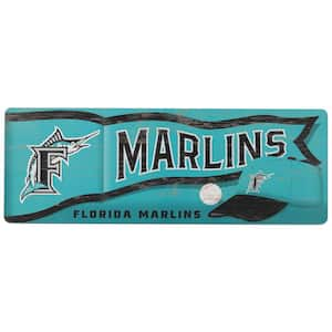 Miami Marlins MDF Wood Wall Art