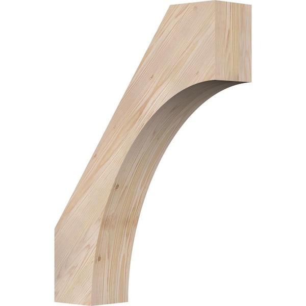 Ekena Millwork 5 1/2"W x 22"D x 30"H Westlake Smooth Knee Brace, Douglas Fir