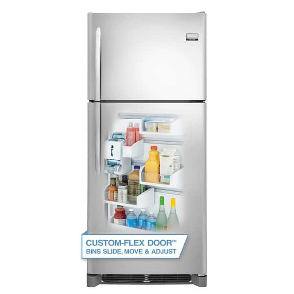 Frigidaire 20.5 cu. ft. Top Freezer Refrigerator in Smudge Proof Stainless Steel, ENERGY STAR