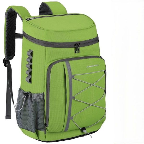 Angel Sar 32 L. Leakproof Soft Backpack Cooler Bag for Camping Hiking, Green