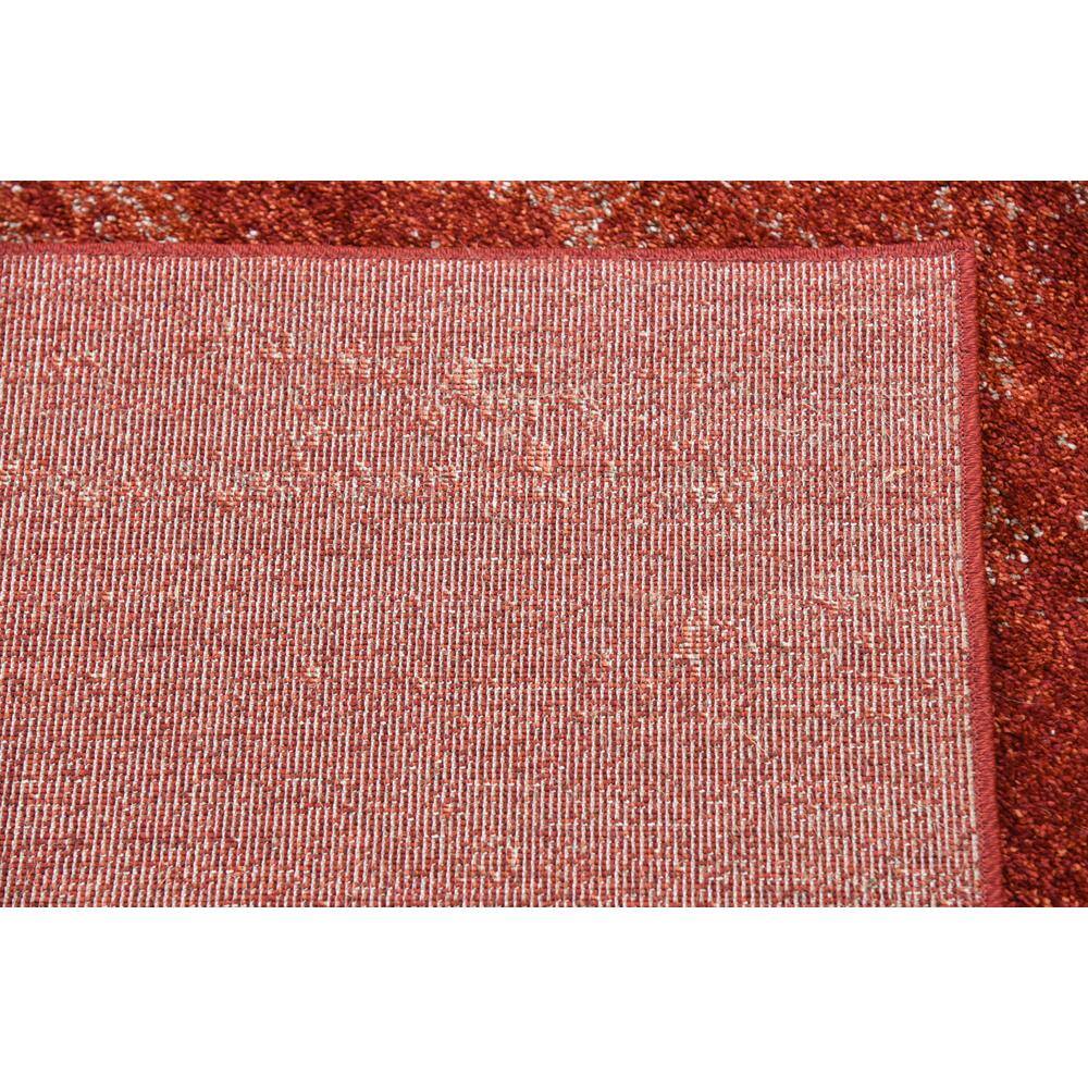 Terracotta Tufted 6' x 9' Synthetic Easy Care Area Rug
