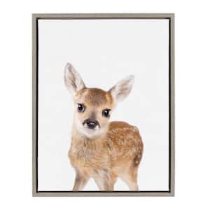 Sylvie "Animal Studio Deer" by Amy Peterson Framed Canvas Wall Art