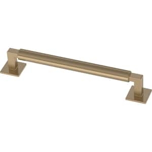 Modern Post 6-5/16 in. (160 mm) Champagne Bronze Cabinet Drawer Pull