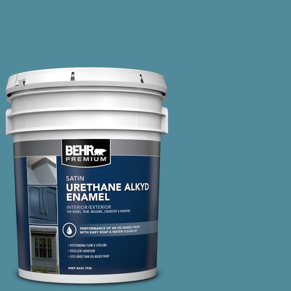 5 gal. #S460-5 Blue Square Urethane Alkyd Satin Enamel Interior/Exterior Paint price history on PriceWatchPro