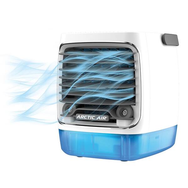 thumbnail image 2 of USB Portable Air Cooler Fan With 7 Color Lights - Personal AC For 2 of 13