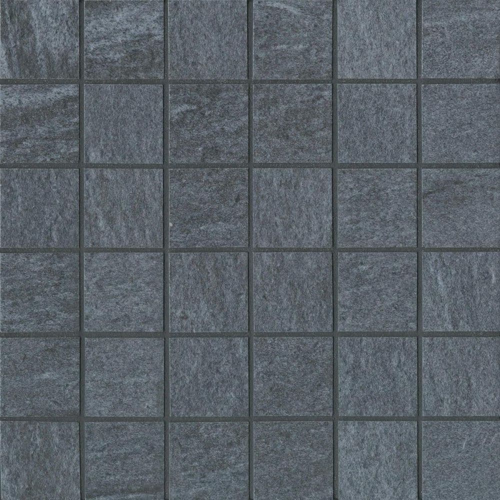 Urban 2.0 12 in. x 12 in. Honed Raven Black Porcelain Mosaic Tile (4.9 sq. ft./Carton) price history on PriceWatchPro