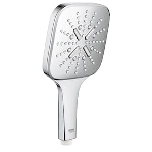Rainshower Smartactive 3-Spray Patterns 5 in. Wall Mount Square Handheld Shower Head in StarLight Chrome
