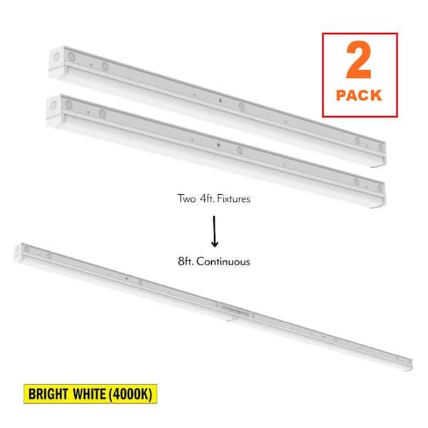 ETI LIGHTING 2-Pack 4 ft. VersaStrip Integrated LED Strip Light