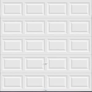 Classic Collection 8 ft. x 8 ft. 18.4 R-Value Intellicore Insulated Solid White Garage Door