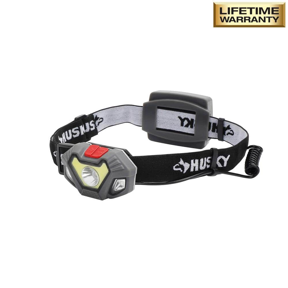 Husky 4aaa 300-lumen LED Dual Beam Unbreakable Headlight for sale online 