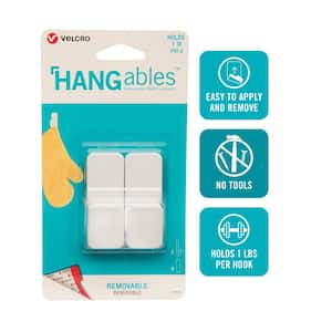 HANGables Removable Small Hook in White (2-Count)