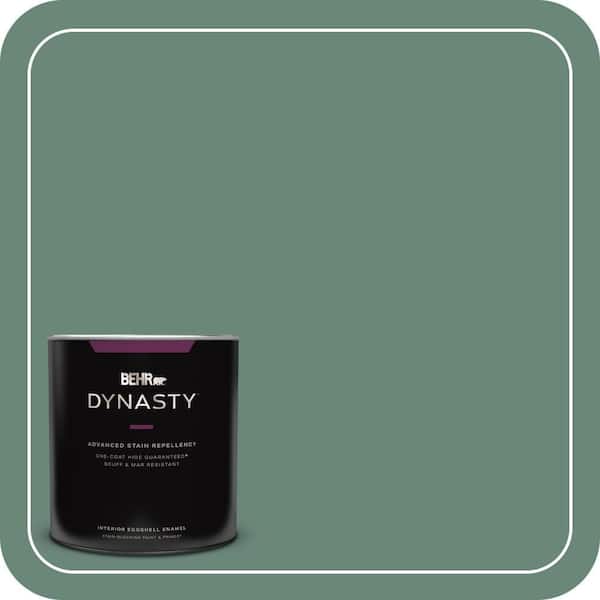 BEHR DYNASTY 1 qt. #S420-5 Sycamore Grove Eggshell Enamel Interior Stain-Blocking Paint & Primer