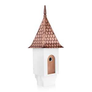 Chateau Bird House Pure Copper Diamond Pattern Roof