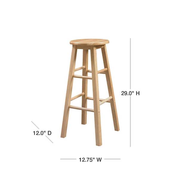 Linon Home Decor 29 In Beige Bar Stool, Bar Height For 29 Inch Stools In Cm