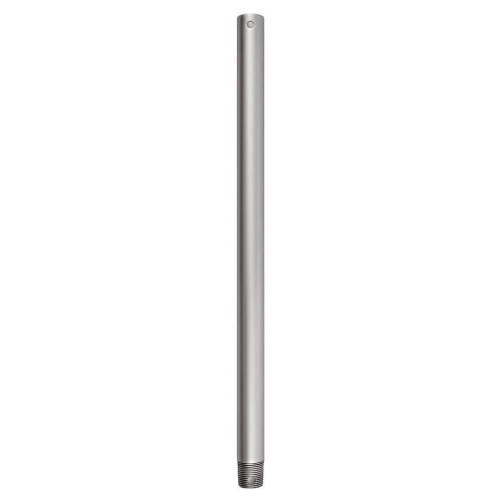 18-inch Satin Steel Ceiling Fan Extension Downrod