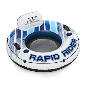 Hydro Force Rapid Rider Single River Inner Towable Tube, Blue and White