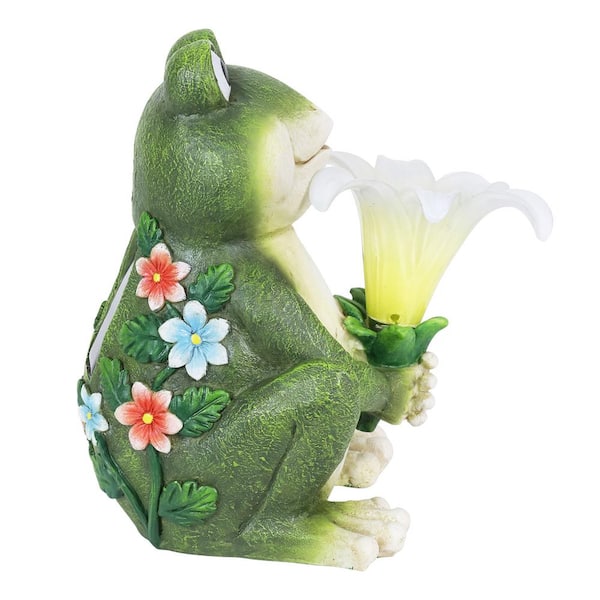 Suave Shopper Frog Garden Statue 34868 - The Home Depot
