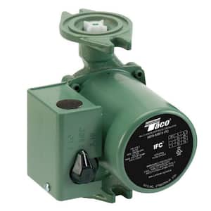 1/20 HP Three Speed Cast Iron Hydronic Circulator with Integral Flow Check