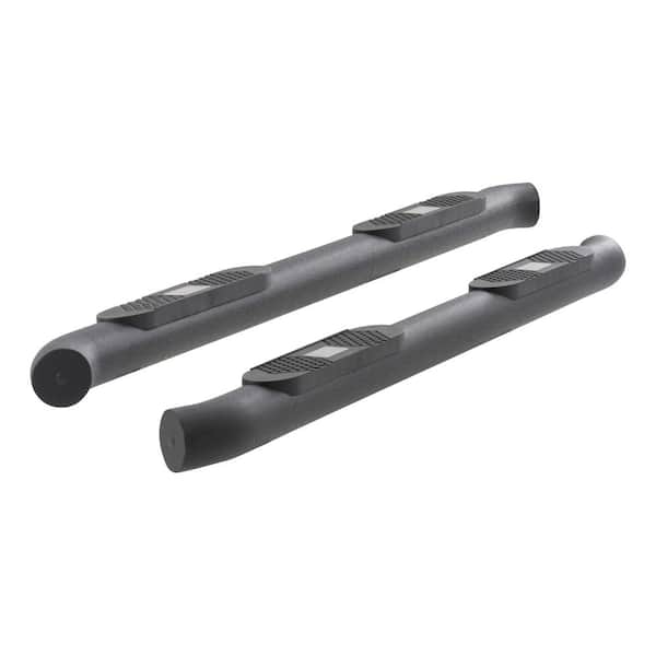 Aries Big Step 4-Inch Round Black Aluminum Nerf Bars, Select Toyota Tundra