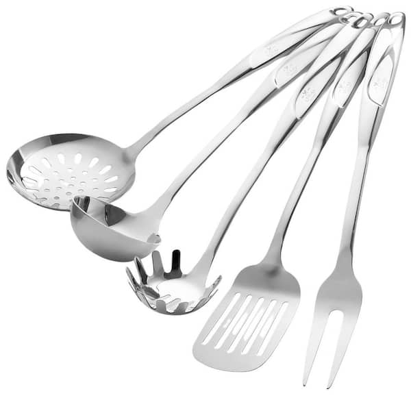Zulay Kitchen Premium Stainless Steel Utensils 5-Piece