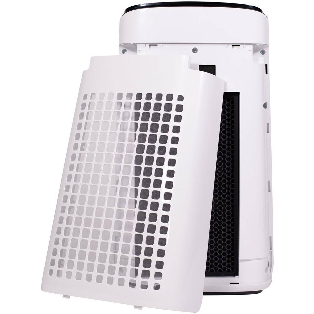 White Smart HEPA Air Purifier with Alexa Compatibility