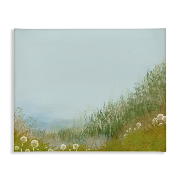 Misty Meadow Hill by Renel Peters Unframed Nature Graphic Art Print 16 in. x 20 in.