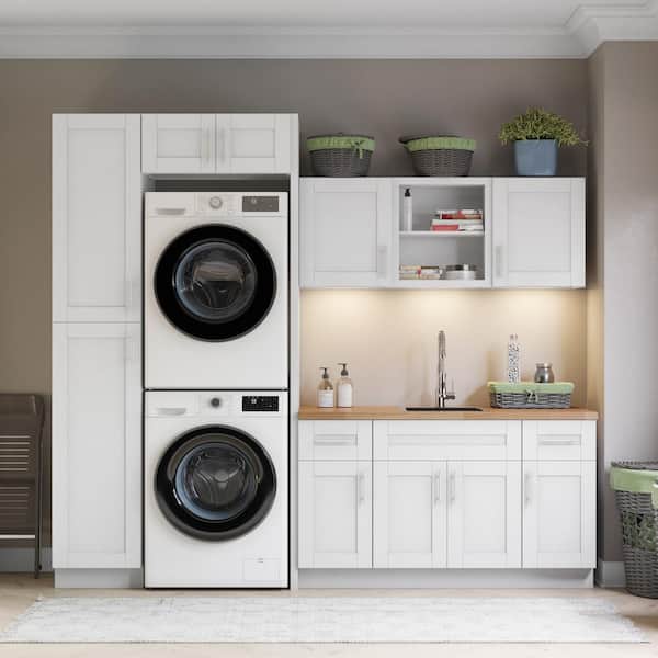 Melamine Laundry Cabinets Design Ideas